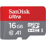 + SanDisk Ultra microSDHC 16GB 98MB/s + adaptér, 173446