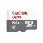 + SanDisk Ultra microSDXC 64GB 80MB/s C10 UHS-I, SDSQUNS-064G-GN3MN
