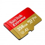 SanDisk Extreme microSDXC 256GB 160MB/s + adaptér, SDSQXA1-256G-GN6MA