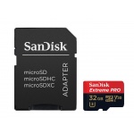 SanDisk Extreme PRO microSDHC 32GB 100MB/s + ada., SDSQXCG-032G-GN6MA