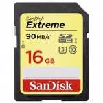 SanDisk Extreme SDHC 16GB 90MB/s Class 10 UHS-I, SDSDXNE-016G-GNCIN