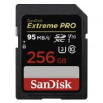 SanDisk Extreme Pro SDXC 256GB 95MB/s V30 UHS-I U3, SDSDXXG-256G-GN4IN