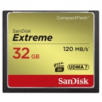 SanDisk Extreme CompactFlash 32GB 120MB/s, SDCFXSB-032G-G46
