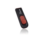 64GB USB ADATA C008  černo/červená (potisk), AC008-64G-RKD