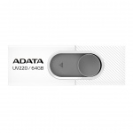 ADATA UV220/64GB/USB 2.0/USB-A/Bílá, AUV220-64G-RWHGY