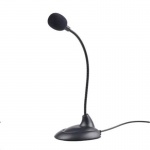 Gembird Mikrofon na stůl MIC-205, černý, MIC-205