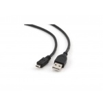 GEMBIRD kabel USB2.0 - microUSB, 3m, černý, CCP-MUSB2-AMBM-10