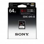 SONY SD karta SF64G, 64GB, class 10/ U3, až 300MB/s, SF64G