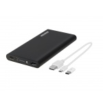 Power Bank AVACOM PRISMA AL-10, Li-Pol 10000mAh, USB-C, QC vstup a výstup, černá, PWRB-100K-QC