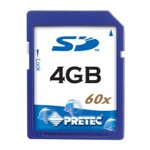 Pretec SecureDigital 60x - 4GB, PCSD4GB