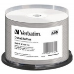 VERBATIM DVD-R (16xProfes. Print, 4,7GB), 50 cake, 43744