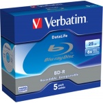 VERBATIM BD-R SL (6x, 25GB),NON-ID, 5ks/pack, 43836