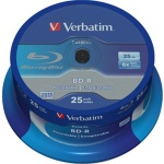 VERBATIM BD-R SL (6x, 25GB),NON-ID, 25 cake, 43837
