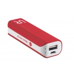 TRUST Power Bank 2200mAh, red, 20067