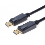 PremiumCord DisplayPort 1.2 přípojný kabel M/M, zlacené konektory, 3m, AWG 30, kport4-03