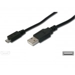 PremiumCord Kabel micro USB 2.0, A-B 3m, KU2M3F