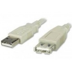 PremiumCord USB 2.0 kabel prodlužovací, A-A, 1m, kupaa1