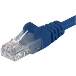 PremiumCord Patch kabel UTP RJ45-RJ45 CAT6 0.25m modrá, sp6utp002B