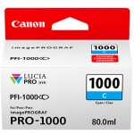 Canon PFI-1000 C, azurový, 0547C001 - originální