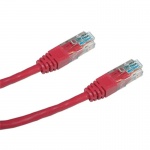 DATACOM Patch cord UTP CAT6 0,25m červený, 15892