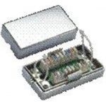 DATACOM Spojovací BOX STP Cat5e (2* zářez. pole) Silver, 4231