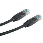 DATACOM patch cord UTP cat5e 0,5M černý, 1501