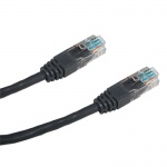 DATACOM Patch cord UTP CAT5E 1,5m černý, 1481