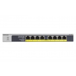 NETGEAR 8-port 10/100/1000Mbps Gigabit Ethernet, Flexible PoE, GS108LP, GS108LP-100EUS
