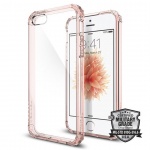 OCHRANNÝ KRYT (HARD) SPIGEN PRO APPLE IPHONE 5/5S/5SE - TRANSPARENTNÍ ROSE, HOUAPIP5TRRO