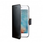 Celly Pouzdro typu kniha Wallet pro iPhone 7 Plus/8 Plus, černé, WALLY801