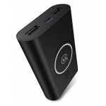 USAMS US-CD31 Power Bank 8000mAh vč. Bezdrátového Dobíjení Black, 8596311014604