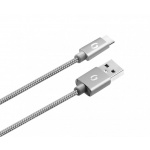 ALIGATOR PREMIUM Datový kabel 2A, USB-C šedý 1m, DATKP08