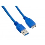 4World Kabel USB 3.0 AM-Micro BM 2.0m Blue, 08964