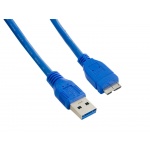 4World Kabel USB 3.0 AM-Micro BM 3.0m Blue, 08965