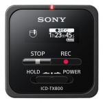 Sony dig. diktafon ICD-TX800,černý,16GB,USB, ICDTX800B.CE7