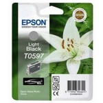 EPSON Ink ctrg light black pro R2400 T0597, C13T05974010 - originální