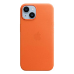  Apple Kožený Kryt vč. MagSafe pro iPhone 14 Plus Orange, MPPF3ZM/A