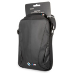 BMW Carbon Leather Taška na Tablet 10'' Black, BMTB10SPCTFK