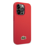 Lacoste Iconic Petit Pique Logo Zadní Kryt pro iPhone 14 Pro Red, LCHCP14LPVCR