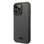 TUMI Aluminium Carbon Pattern Zadní Kryt pro iPhone 14 Pro Max Black, TUHCP14XMCAK