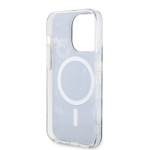 Guess Marble IML MagSafe Kompatibilní Zadní Kryt pro iPhone 13 Pro Black, GUHMP13LHTMRSK