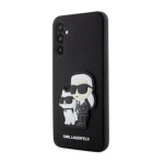 Karl Lagerfeld PU Saffiano Karl and Choupette NFT Zadní Kryt pro Samsung Galaxy A54 5G Black, KLHCA54SANKCPK