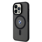 BMW IML Signature MagSafe Kryt pro iPhone 15 Pro Black, BMHMP15LDSLK