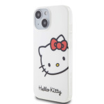 Hello Kitty IML Head Logo Zadní Kryt pro iPhone 15 White , HKHCP15SHCKHST