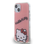 Hello Kitty IML Daydreaming Logo Zadní Kryt pro iPhone 13 Pink, HKHCP13MHKDSP