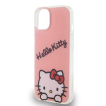 Hello Kitty IML Daydreaming Logo Zadní Kryt pro iPhone 13 Pink, HKHCP13MHKDSP