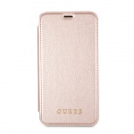 GUFLBKPXIGLTRG Guess Iridescent Book Pouzdro Rose Gold pro iPhone X / XS, 2436040