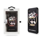 KLHCPXKSB Karl Lagerfeld Karl Sailor TPU Case Black pro iPhone X, 2439202