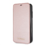 GUFLBKI61IGLTRG Guess PU Leather Book Case Iridescent Rose Gold pro iPhone XR, 2440609