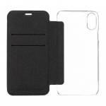 KLFLBKPXIKPUBK Karl Lagerfeld Ikonik Book Case Black pro iPhone X, 2440854